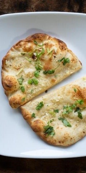 Fresh naan from the tandoor